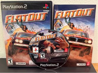 FlatOut Sony PlayStation 2 PS2 Complete With Manual CIB