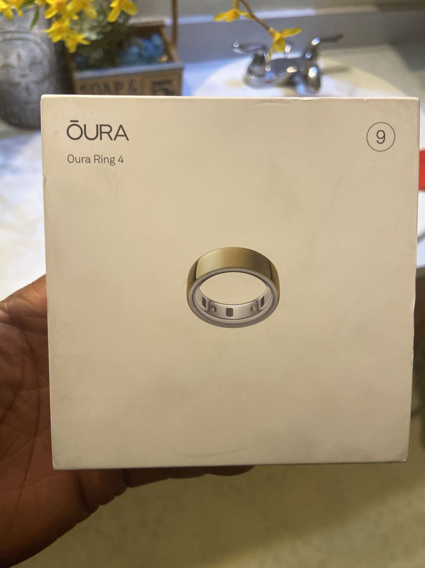 Oura Ring 4 Gold /size 9 Brand New!!!