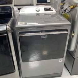 Metallic Slate Smart Top Load Electric Dryer - 7.4 Cu. Ft.
