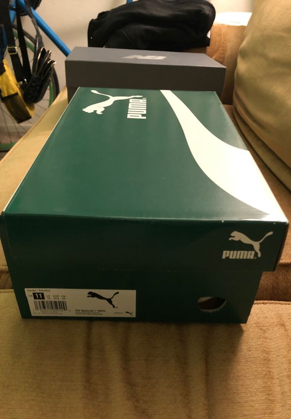 PUMA Size 11 GV Special + NRG (EMPTY) shoe box for Sale in Los Angeles ...