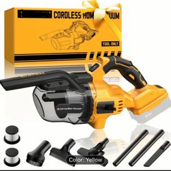 Handheld vacuum with filters this it tool only and is compatible with dewalt 20v batteries new $65 