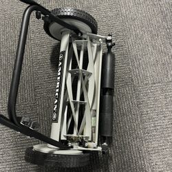 American blade push mower 18inch 5 blade