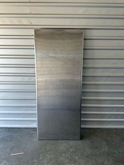 Uline stainless steel table