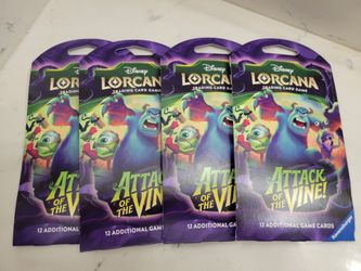 Lorcana Attack of the Vine Sleeved packs