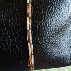 Sterling Silver Bracelet With Stones $80