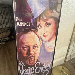 Vintage Film Poster Print – Der Blaue Engel (Emil Jannings) – 3 ft Tall 