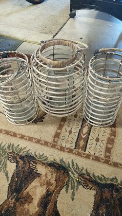 Large candle holders