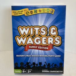 Wits & Wagers: Family Edition Board Game New Sealed