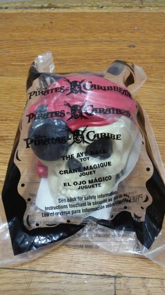 Pirates of the Caribbean McDonalds Happy Meal - The Aye Ball #2 2006.
