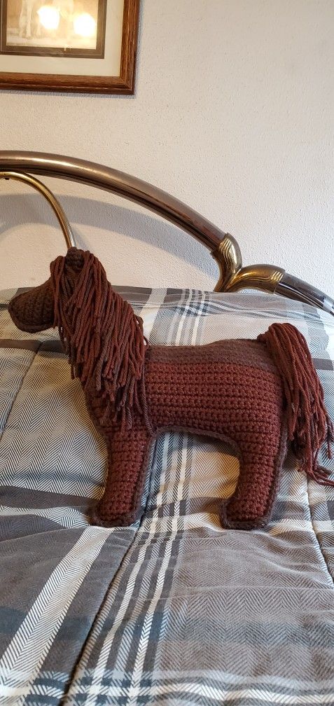 New Handmade Crochet Horse Plushie