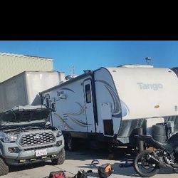 RV Traila White Color..Or Trade For Toyota Truck 