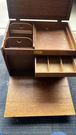 Wooden tackle box