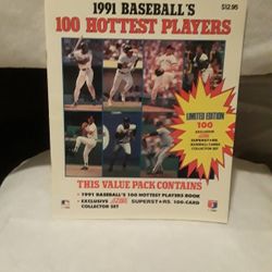 1991 Baseball's 100 Hottest Players Book