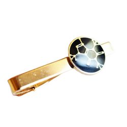 Caffeine Molecule Science Chemistry Tie Bar Clip