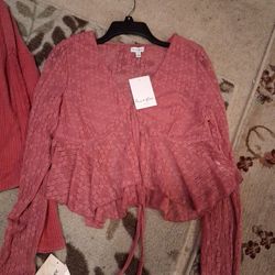 Ladies (Jr) Tops. Large. New. $6 Each. All 3 For $15