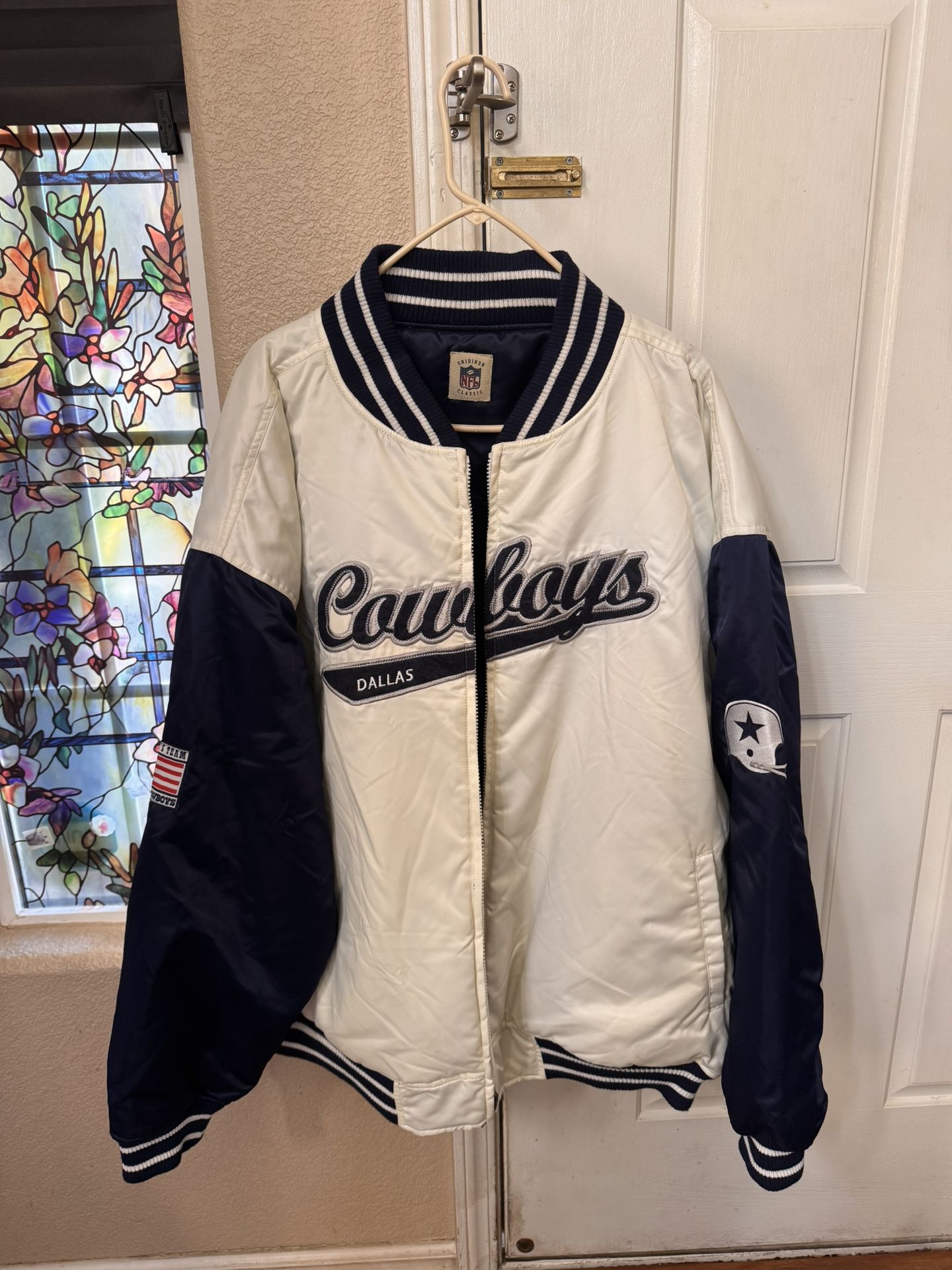 Dallas Cowboys Reversible White/Blue Jacket