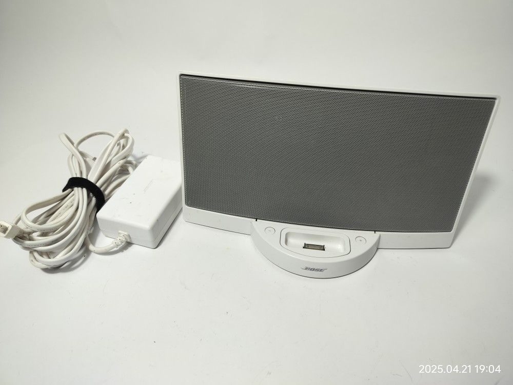 Bose SoundDock Digital Music System Series 1 White Tested Works (NO REMOTE)