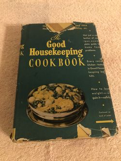 Vintage 1944 Good Housekeeping Cookbook 8th Edition Hardcover With Dust Jacket