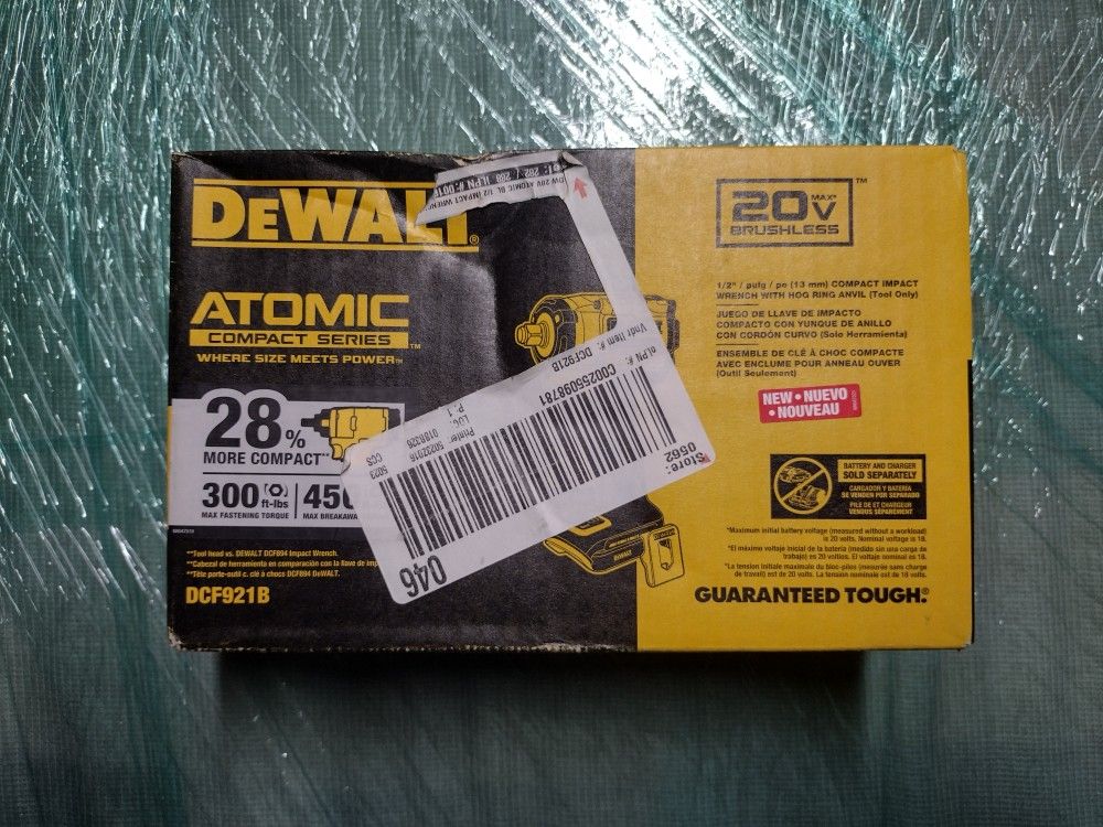 DeWalt Compact Impact Wrench DCF921B