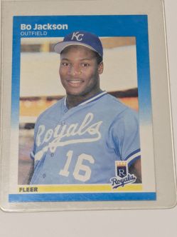 1987 Fleer Bo Jackson Rookie Kansas City Royals#369 trading card