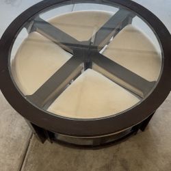 Coffee Table With 4 Stools 
