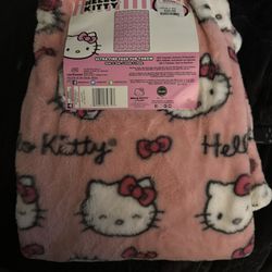 Hello Kitty Faux Fur Throw $60