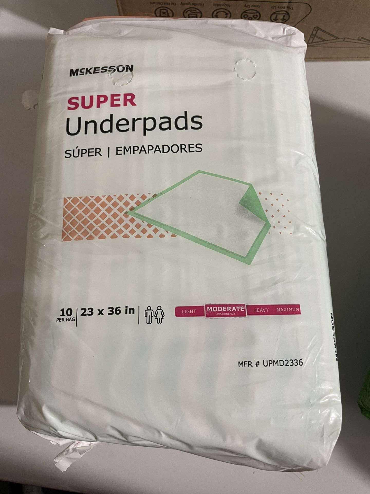 McKesson Super Under Pads Large 150 Ct (15 Bags)Brand New