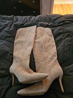 Vince Camuto Embellished Knee-High Boots – Size 7.5 – NWOT
