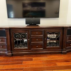 TV Console With Speaker Insert 