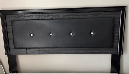 King Size Mattress, Box Springs & LED Headboard Set (Price Negotiable)– Good Condition