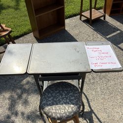Vintage Typing Desk