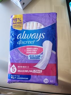 Always Discreet pads