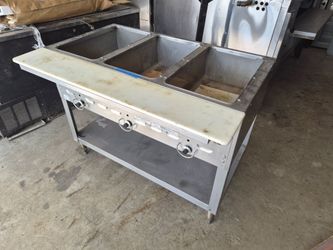 Duke Commercial Restaurant Hot Food Table 3 Well Steam Table Warmer