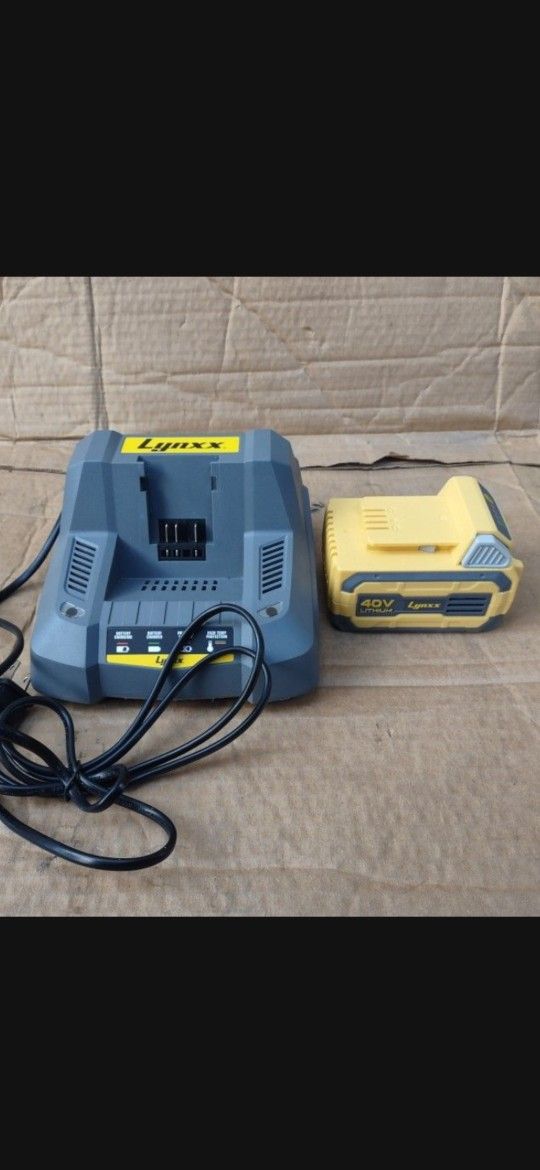 Lynx 40v Charger & Battery "Package Deal Only" Available 