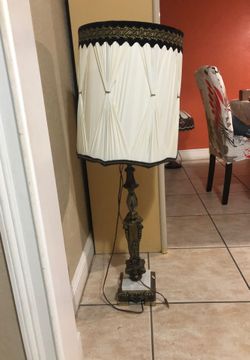 Vintage lamp 44 inches tall