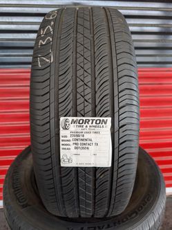 235/60/18 Continental pro contact TX
