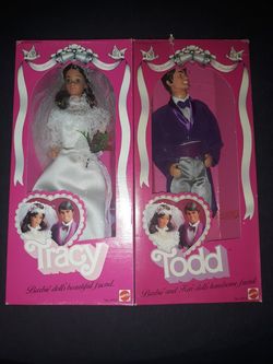 Vintage Barbie Tracy and Todd dolls $115