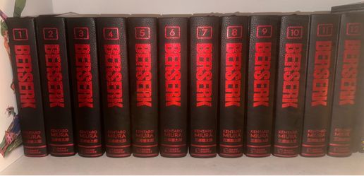 Berserk Deluxe Edition Hardcover Manga (Volumes 1 through 12)