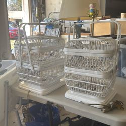 2 Birdcage Lamps 