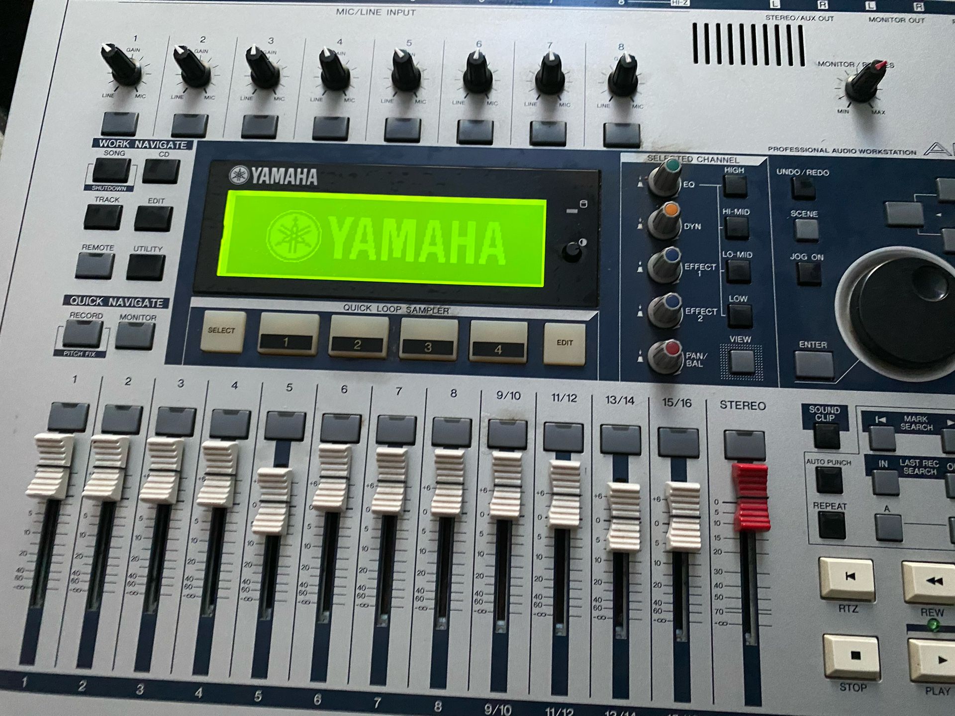 Yamaha AW1600 Digital Professional Audio Multi Track Recorder USB Japan AW 1600