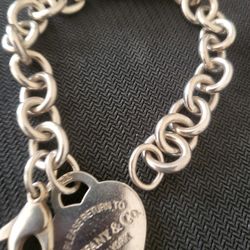 Tiffany Heart Tag Bracelets.  Sterling Silver 