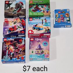 NEW Lego Unopened Box Building Models(Prices Varied)