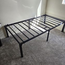 Black Metal Twin Bed Frame