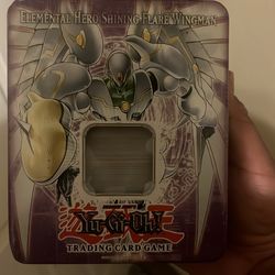 Yugioh TCG tin box: Elemental Hero Shining Wingman w/+200 cards