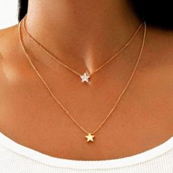 Double Stars Necklace 