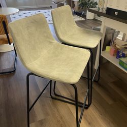 Set Of 2 Barstool Chairs 