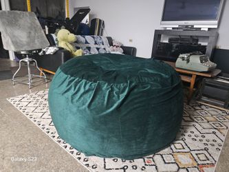 Ultimate Sack Giant Bean Bag Chair - Dark Green Microsuede Cover