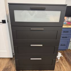 Ikea Brimnes 4-Drawer Black Chest, 30-3/4"x48-7/8"