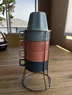Pier 1 stackable mugs