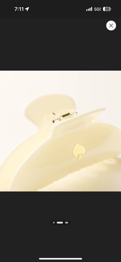Spade Claw Hair Clip - kate spade new york x Target Cream  display picture 1